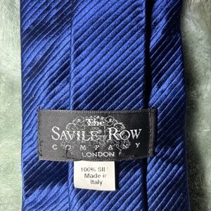 Savile Row Company Neck Tie Silk Blue